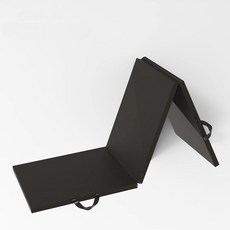찜질방 매트 접이식 매트리스 토퍼 침대, 삼단 레드 180x60cm 30mm