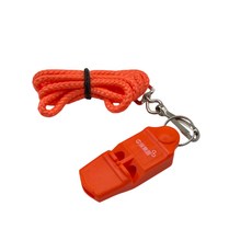 中保無限 扁形求生哨-附掛繩 (求救 登山 溯溪 集合 野外求生 安全), 1個