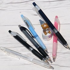부러짐없는 샤프의 원조..플래티넘 0.5mm 오레뉴 200푸른플러스, 4 투명