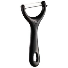 簡約不鏽鋼削皮刀, 黑+粉, 1個