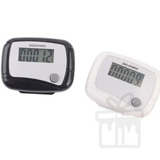 디지털 휴대용 만보기 어린이만보기, 화이트