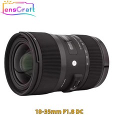 98% 새것 18-35mm F1.8 DC HSM 아트 렌즈 캐논 EF 마운트용 니콘, 02 니콘 F