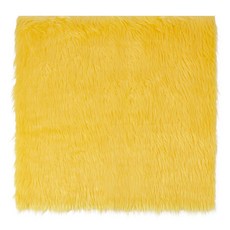 인형 털 원단 봉제 인형 토끼털 패브릭 DIY 인형 옷 만들기 재료 폴리에스터 플러시 천, 1개, 옐로우 555