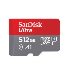 SanDisk Ultra A1 microSD UHS-I 記憶卡 512G 高速傳輸150MB/s Switch適用, 1個, 512GB