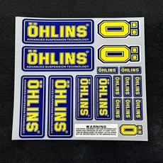 호환 오토바이 쇼크 업소버 반사 스티커 OHLINS 서스펜션 브레이크 프론트 포크 데코 데칼 방수 개조 액세, 05 A2 reflective