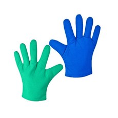 벨크로 찍찍이 손가락 손인형극 손장갑 2개 발달 독서자료 교구, 1개, 1개