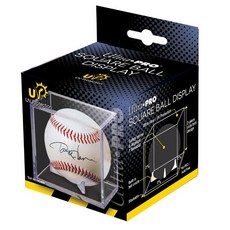 (1개) UV 자외선 차단 울트라 프로 야구공 보관 진열 케이스 큐브 Ultra-Pro 싸인볼 기념구 전시, 1개