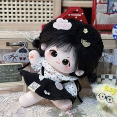 20cm 인형 드레스 솜인형 선물 솜인형옷 피규어 키트 드레스업 솜깅이 봉제 아이돌, 20cm 스켈리턴 없음, 레오+DIY도구+출생증명서