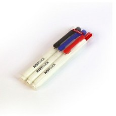 저스트클릭 네임펜S 3종, 블랙 + 블루 + 레드, 3개