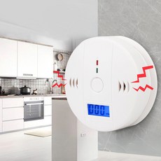 約翰家庭百貨 一氧化碳警報器 LCD顯示 聲光警報 居家安全守護, 1個