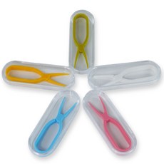 위생 렌즈 집게 소프트 렌즈 빼는 도구 하드 뽁뽁이, 5개, 04 중집게