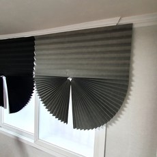 블라인드 부직포 암막 회색 셀프설치 무타공