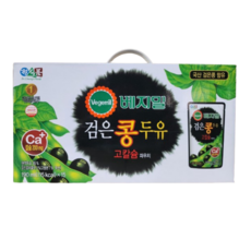 베지밀 검은콩 파우치 건강 두유 선물 부모님 가족 간식, 190ml, 60개