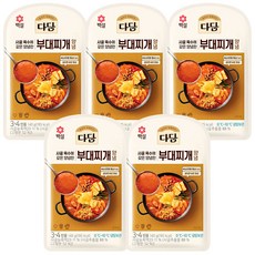 백설 다담 부대찌개양념, 5개, 140g