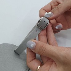 골프백 캐리어 커버형 네임택 그레이 캐리어네임택 러CZX, 1개, 단일