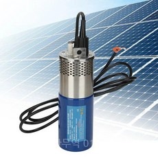 지하수펌프 수중펌 양수기펌프 수중 태양광 펌프 에너지 워터 브러시리스 모터 깊은 우물 야외 정원 세척 빌지 청소, 2) 24V  Red