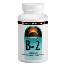 SOURCE NATURALS 無糖 B-2維他命錠 100mg 無麩質, 1入, 100顆