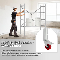 비계 공구 이동식 작업대 스캐폴딩 휴대용 승강 작업대 가정 용 공사장 인테리어 행사 작업대