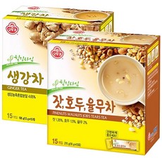 오뚜기 생강차 15T+잣호두율무차 15T, 1