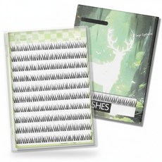 플럭스 노글루 속눈썹 풀 필요없는 속눈썹 120모, 1개, 블랙