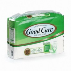 굿케어 성인용 기저귀 일자 고급형, 30개입, 2개
