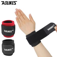 아올라익스 헬스 손목보호대 스트랩 팔목 아대 리스트랩 밴드 크로스핏 웨이트 7936, 블랙, 1개