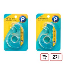 프린텍 투명양면테이프 DTD126D DTD187D 각2개씩