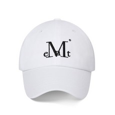 무센트 MUCENT 시그니처 볼캡 퓨어 화이트