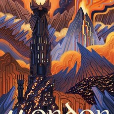 페인팅 링 아트 레트로 풀 드릴 키트 빈티지 필름 모르도르 성 마법의 침실 장식, 8. HKQTA113-1, E. Round 40X60CM