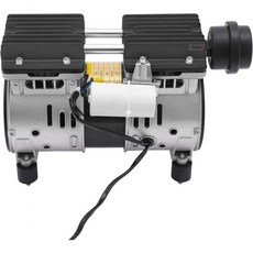 8바 고압 오일리스 진공 펌프 100Lmin3.5CFM 고유량 진공 흡입 펌프 1400RPM 오일 프리 피스톤 압축기 펌프 저소음 370W 110V 실버