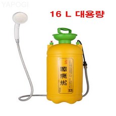 야외간이휴대캠핑샤워기 대량이동식워터백물통, 고급형, 1개