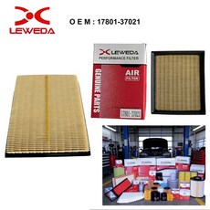 LEWEDA 17801-37021 에어 필터 (도요타 아우리스 프리우스 RAV4 렉서스 CT200h NX 호환 17801-, 01 17801-37021