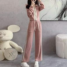 lofei 여성 캐주얼 트레이닝 세트 상하의 투피스 TZ01