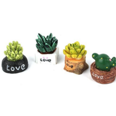 선인장 조화 장식용 다육 화분 조화 식물 소품 모형 미니어처 인테리어 사무실 피규어 인형 책상 실내 가정