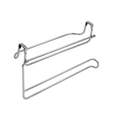 스펙트럼 듀오 오버 더 캐비닛 타워 바 & 페이퍼 타워 홀더 높이 16.5 x 너비 30.5 x 깊이 11.4cm, Chrome, 1개