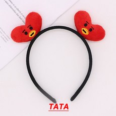 귀여운 머리띠 bts응원도구 응원 머리띠 JL-PD, 1세트, TATA