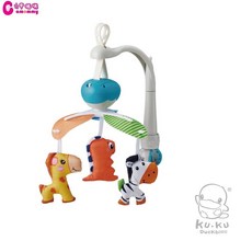 KU.KU. 酷咕鴨 可愛動物任意夾音樂鈴 床邊音樂鈴, 1個
