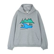매장정품 더골디스트모먼트 TCM nature hoodie (grey) project 13 136531