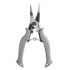 釣之夢 SHIMANO CT-542P AD 剪鉗 RH Type-F 路亞鉗, 1個, 淺灰色