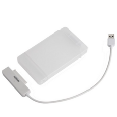 유니콘 USB A타입 SATA3 HDD SSD 외장 아답터 컨트롤러 하드케이스 HS-2500N, 5Gbps (HS-2500N), 40개