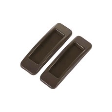 부착형 망손잡이 사각대형 2개입, 1세트, 갈색