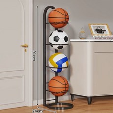 공 정리대 선반 아들방 접이식 조립형 보관대 2차 2단, 1개, 블랙 조합 4칸