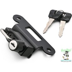 吉兒基地 Gear Base CL250 CL500 專用安全帽鎖 附鑰匙 黑色, 1個, 安全帽鎖