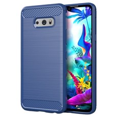 碳纖維拉絲手機殼 適用於 LG G8X V50S 防摔耐磨保護套