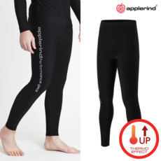 클라우스 클라우스 애플라인드 남성 웜메이트 레터링 기모 레깅스 이너웨어 HBWMPT01