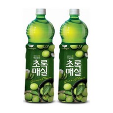 초록매실 과일주스, 1.5L, 1개