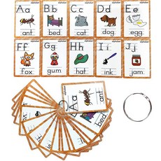 아동용 야생 동물 플래시 카드 32개 | 유치원 벽 스티커 및 곤충 테마 파티 온라인 교실용 학습 카드 및 몬테소리 포켓 카드 | 교사/자폐증 사 도구, 알파벳, 1개