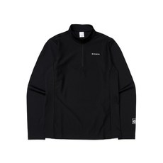 EIDER JACQUARD Y (자카드 Y) 긴팔 짚업 티셔츠_Black DWU24204Z1 198967