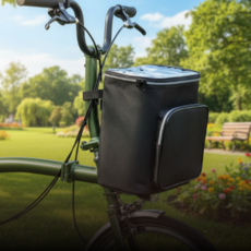 피크닉 여름 자전거 대용량 가방, 딥블랙, 1개