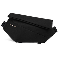 快拆磁吸扣 側背包/郵差包, 炭黑色